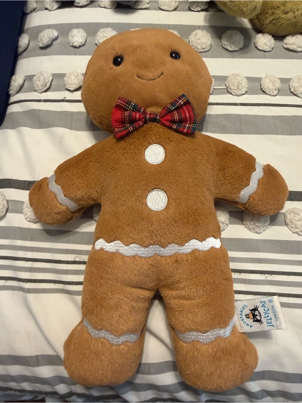 retired Jellycat Brown Gingerbread Plush